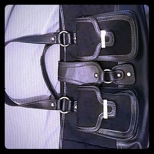 Blk NY&CO clutch handbag